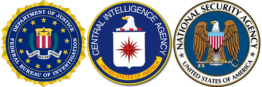 FBI CIA NSA Logotypy