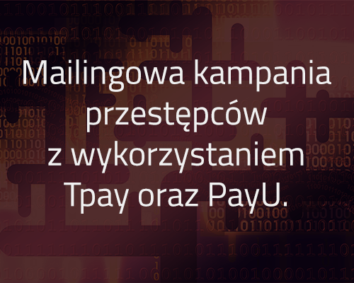 Mailingowa kampania przestępców